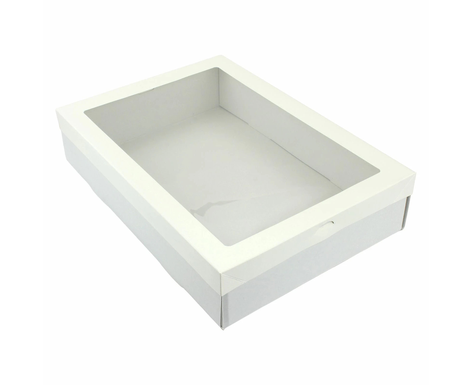 Eco White Grazing Boxes with Lids 36cm x 25.2cm x 8cm (Pack of 2)