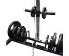 Power Rack With Lat Pulldown + Adjustable Bench + Olympic Barbell Weight Set