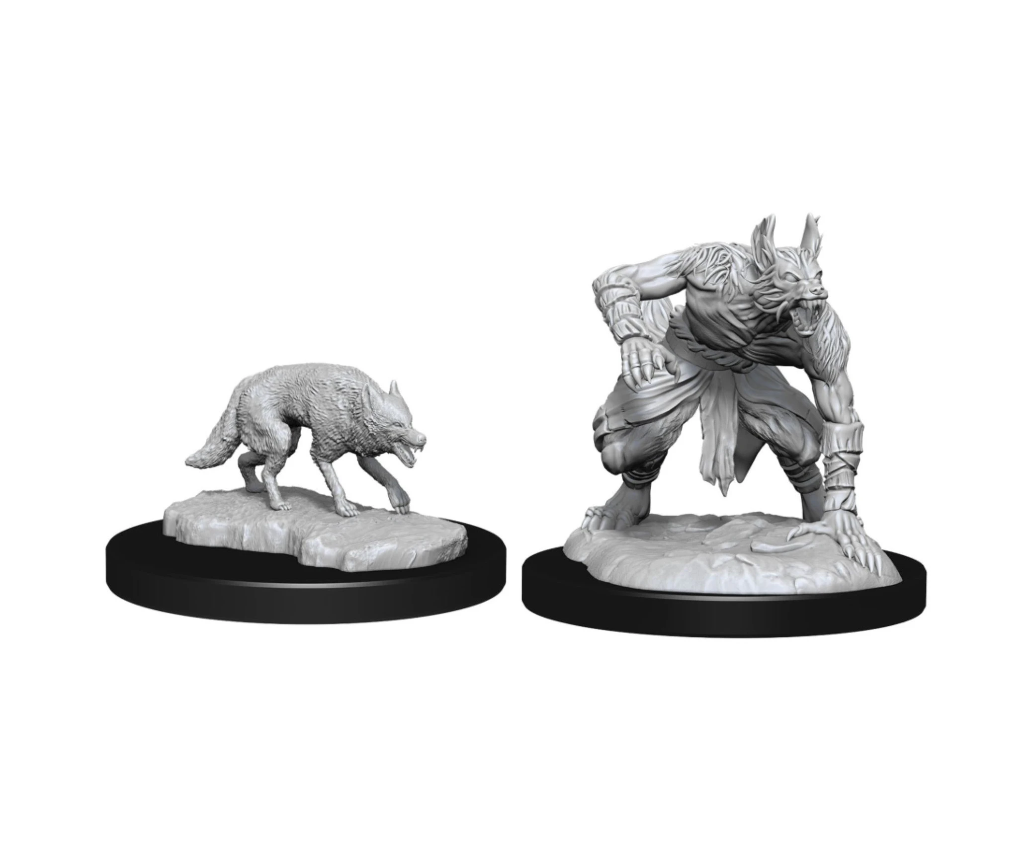 D&d Nolzurs Marvelous Unpainted Miniatures Jackalwere & Jackal