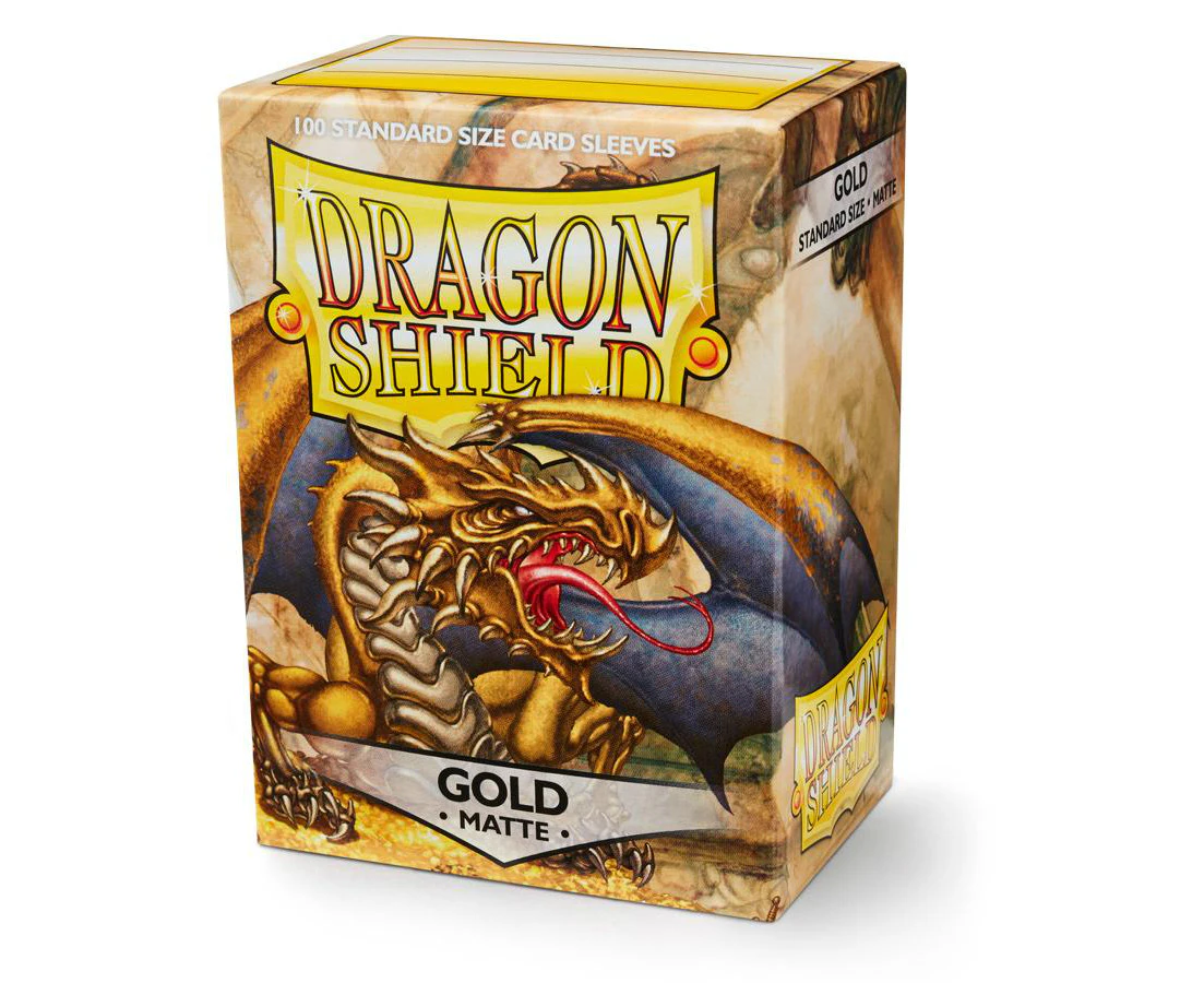 Dragon Shield Gygex Matte Gold Sleeves 100 Pack