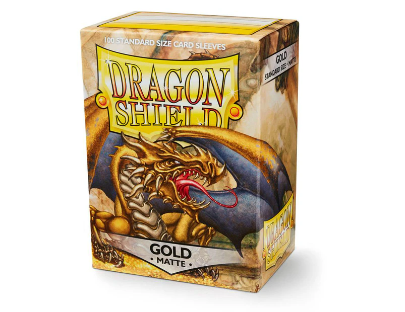 Dragon Shield Gygex Matte Gold Sleeves 100 Pack