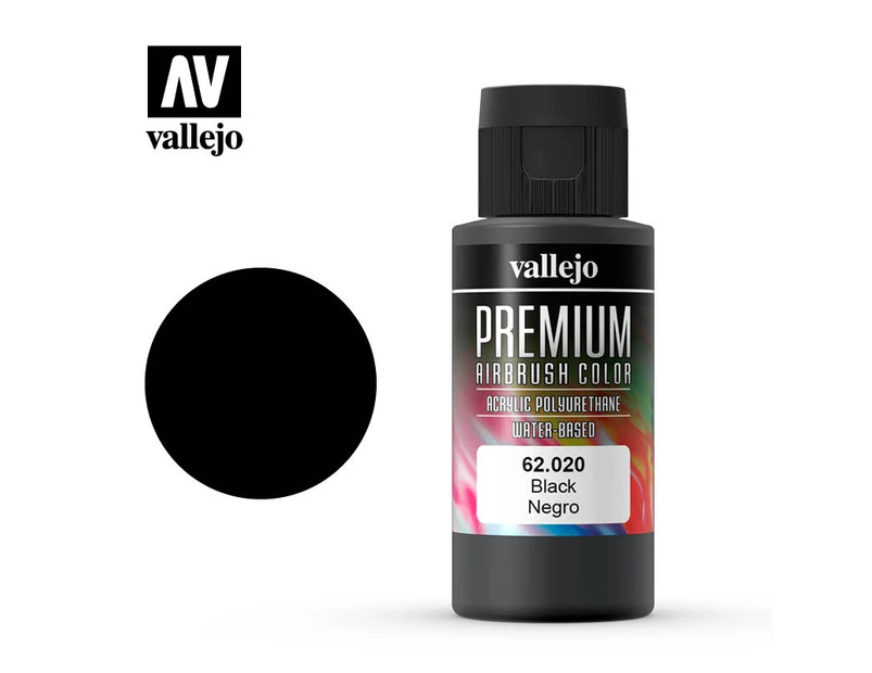 Vallejo 62020 Premium Colour Dark 60 ml Acrylic Airbrush Paint