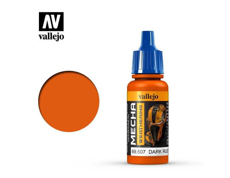 Vallejo Mecha Colour Dark Rust Wash 17ml