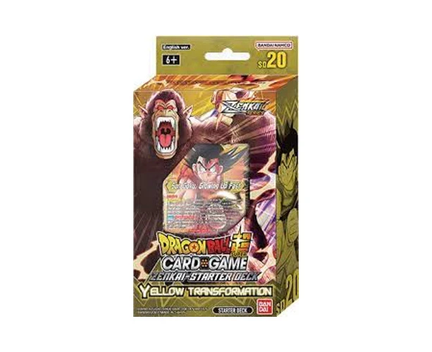 Dragon Ball Super Zenkai Series Yellow Transformation Starter Deck 20 SD20