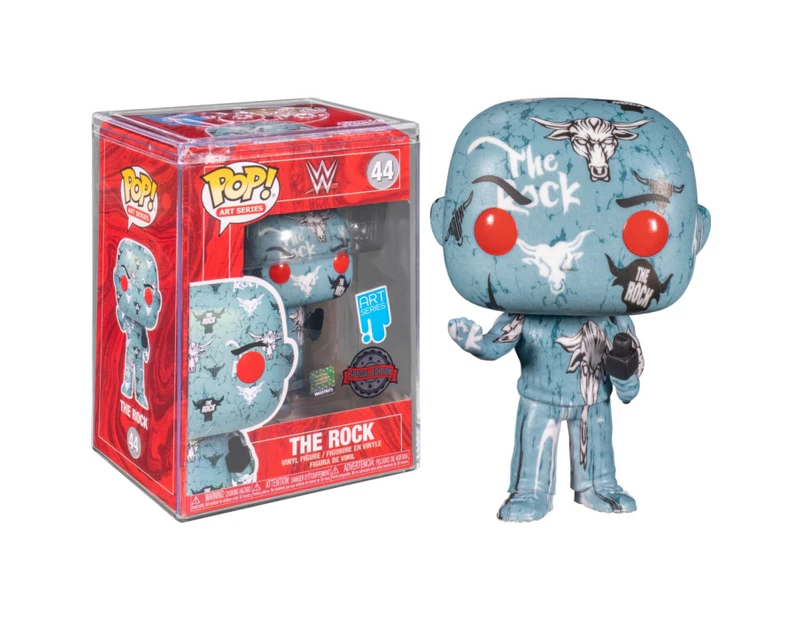 Wwe   The Rock (artist Series)pop! Vinyl [rs] With Protector