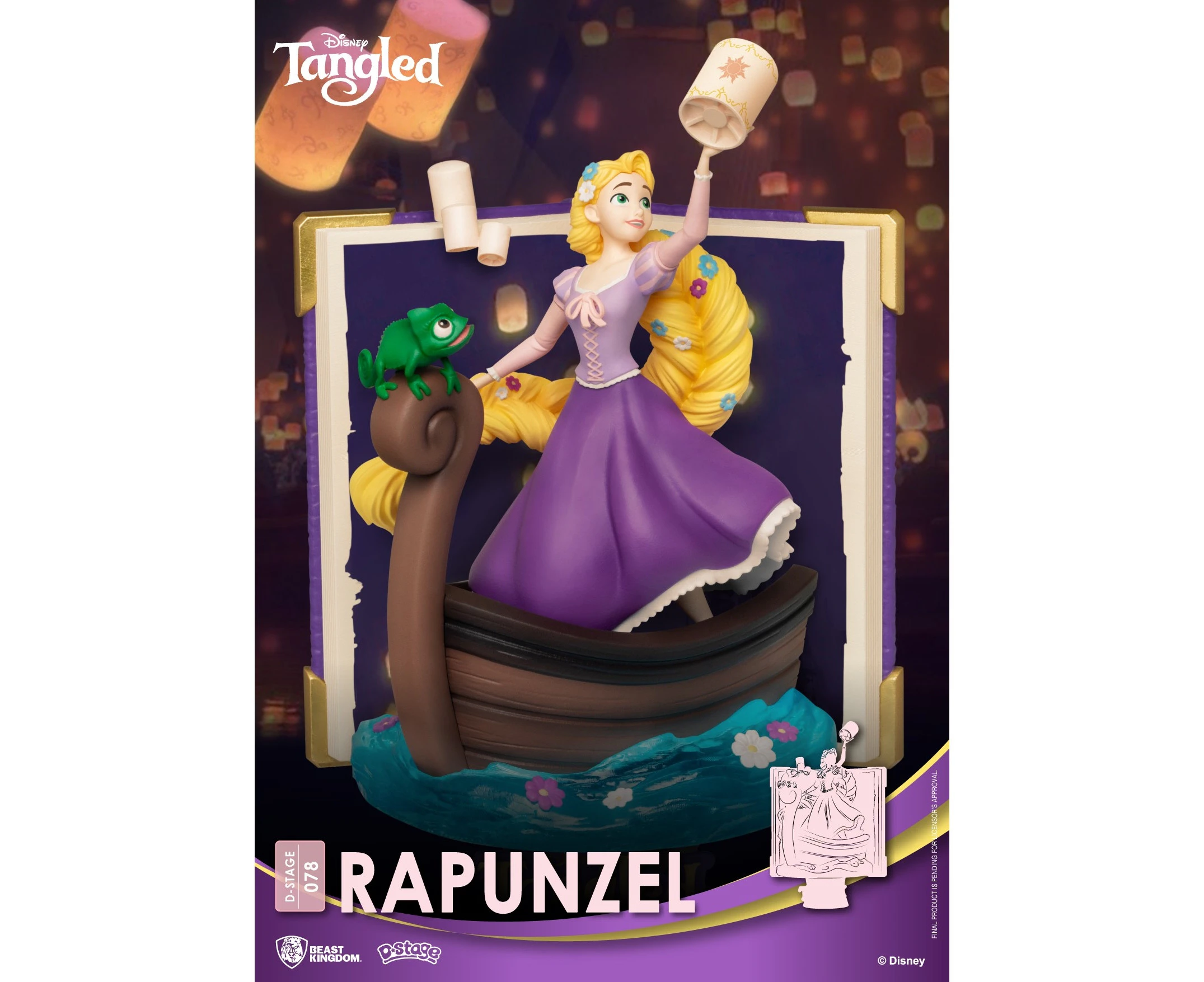 Beast Kingdom D Stage Story Book Series Rapunzel (closed Box Packaging)