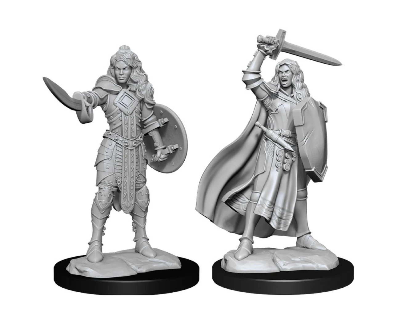 Pathfinder Deepcuts Unpainted Miniatures Human Champion Female