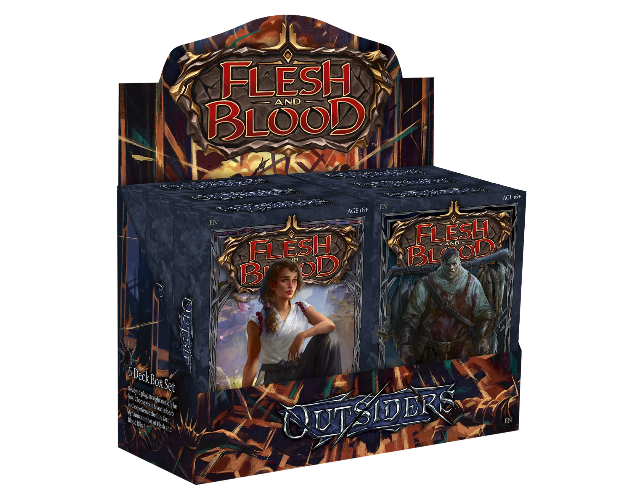 Flesh and Blood Outsiders Blitz Deck Set of 6