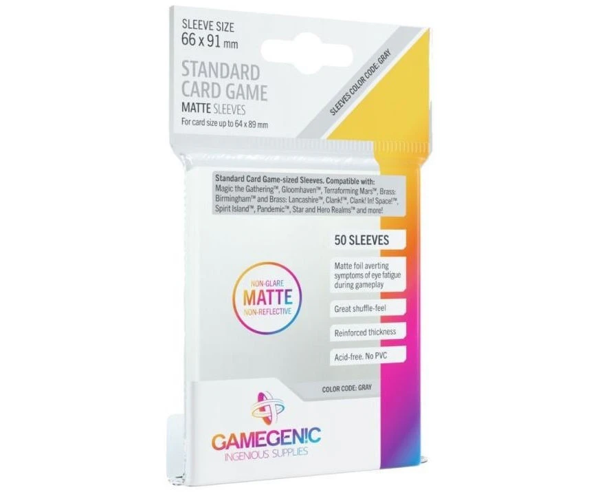 Gamegenic Matte Board Game Sleeves - Standard