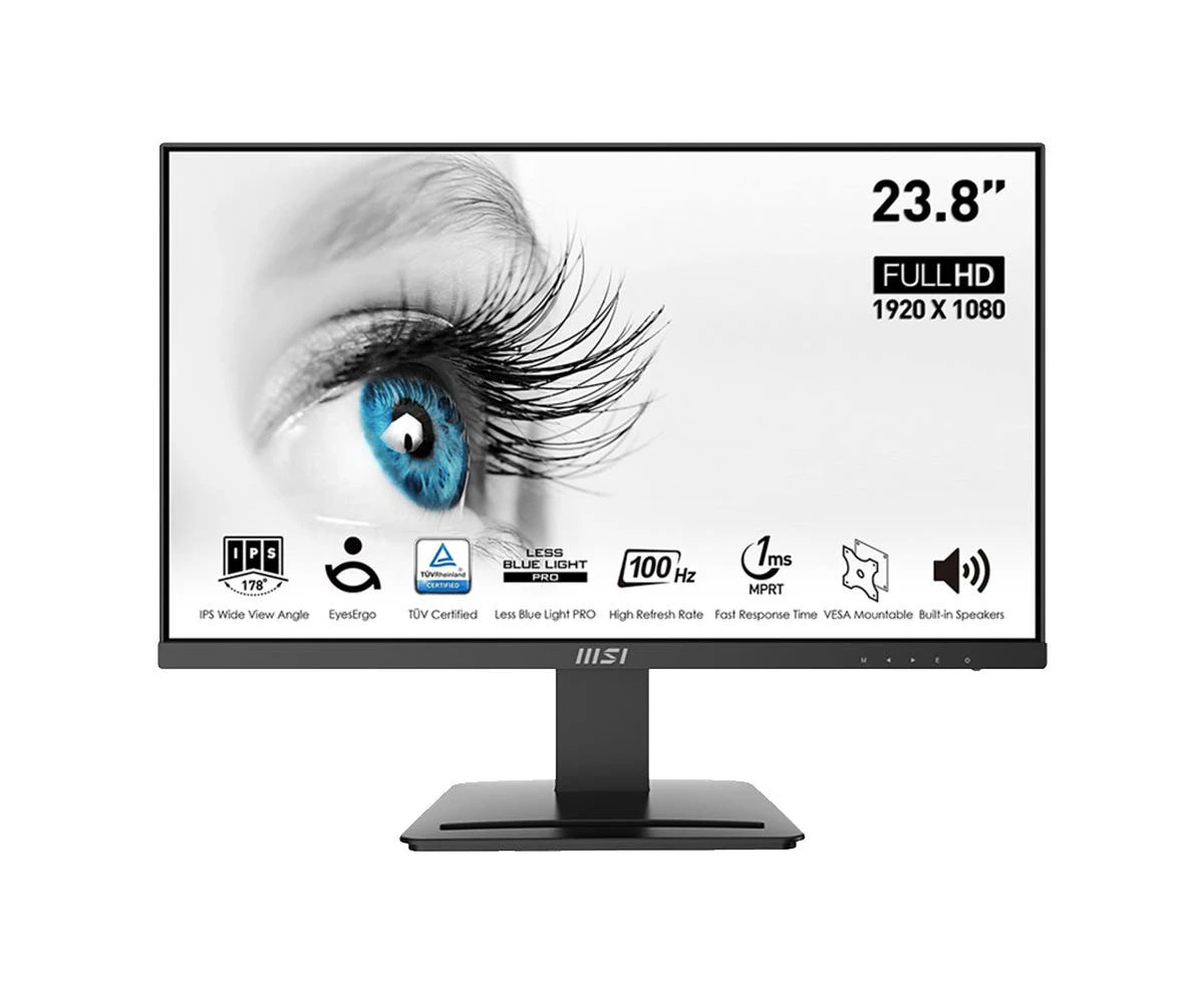 MSI 23.8" Pro Full HD 100Hz Monitor (MP2412)