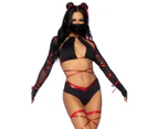 Lethal Ninja Womens Sexy Fancy Dress Costume Womens