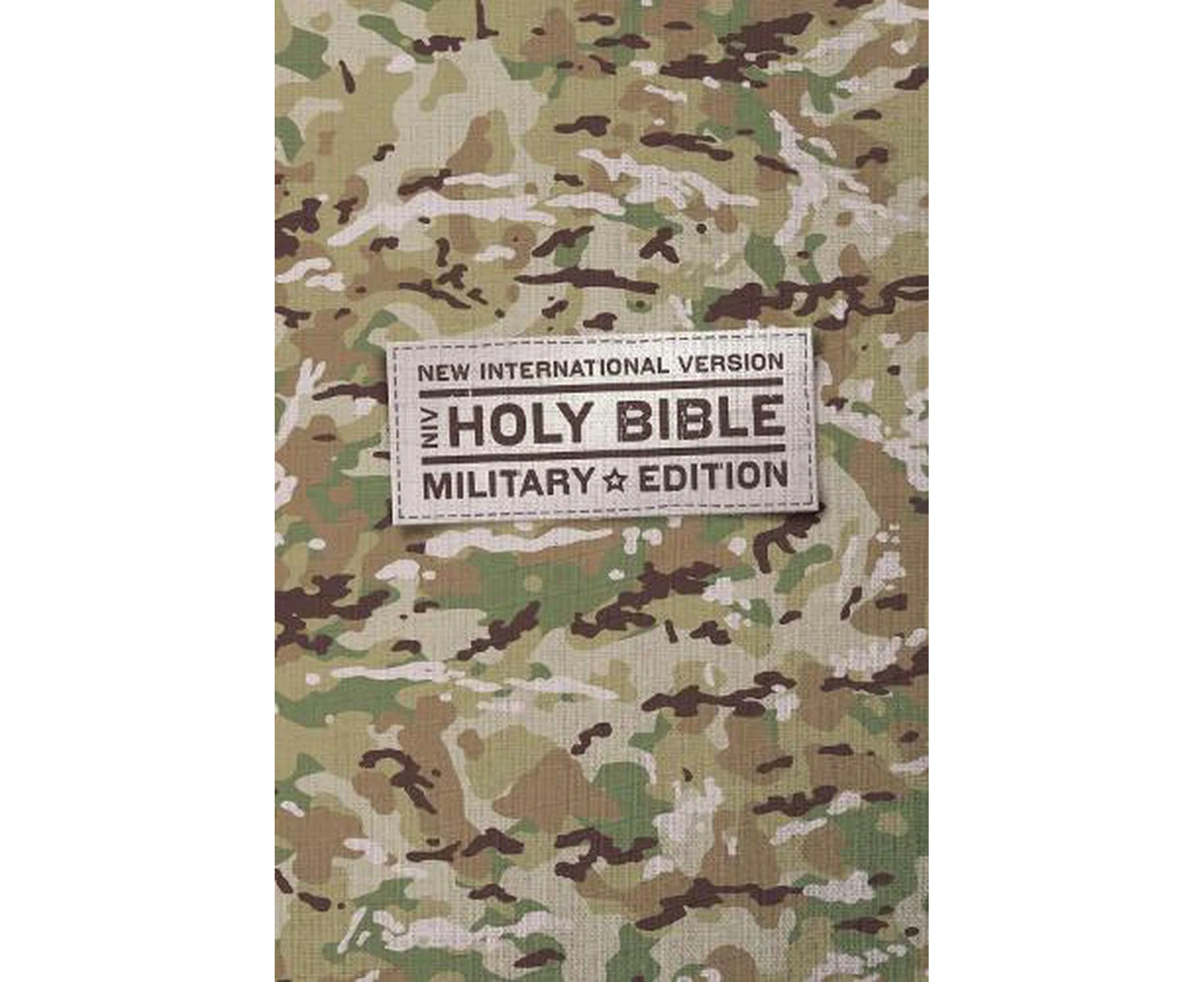 NIV, Holy Bible, Military Edition, Compact, Paperback, Military Camo, Comfort Print