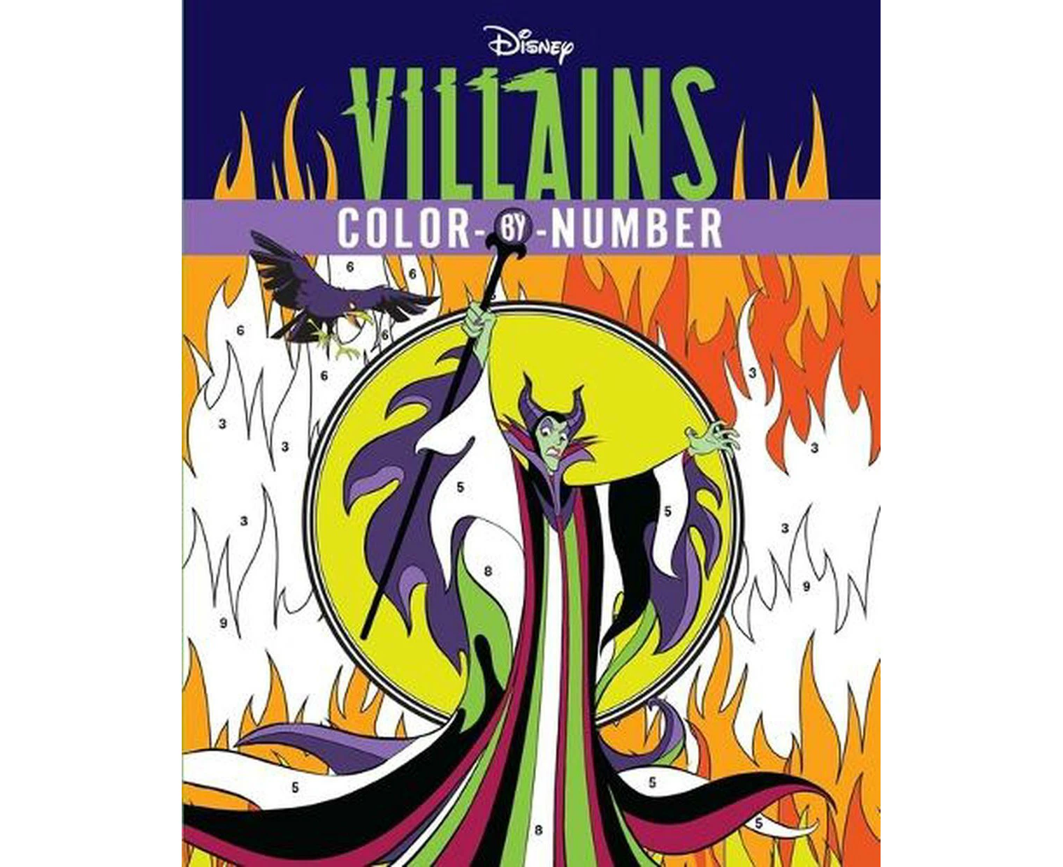 Disney Villains Color-By-Number