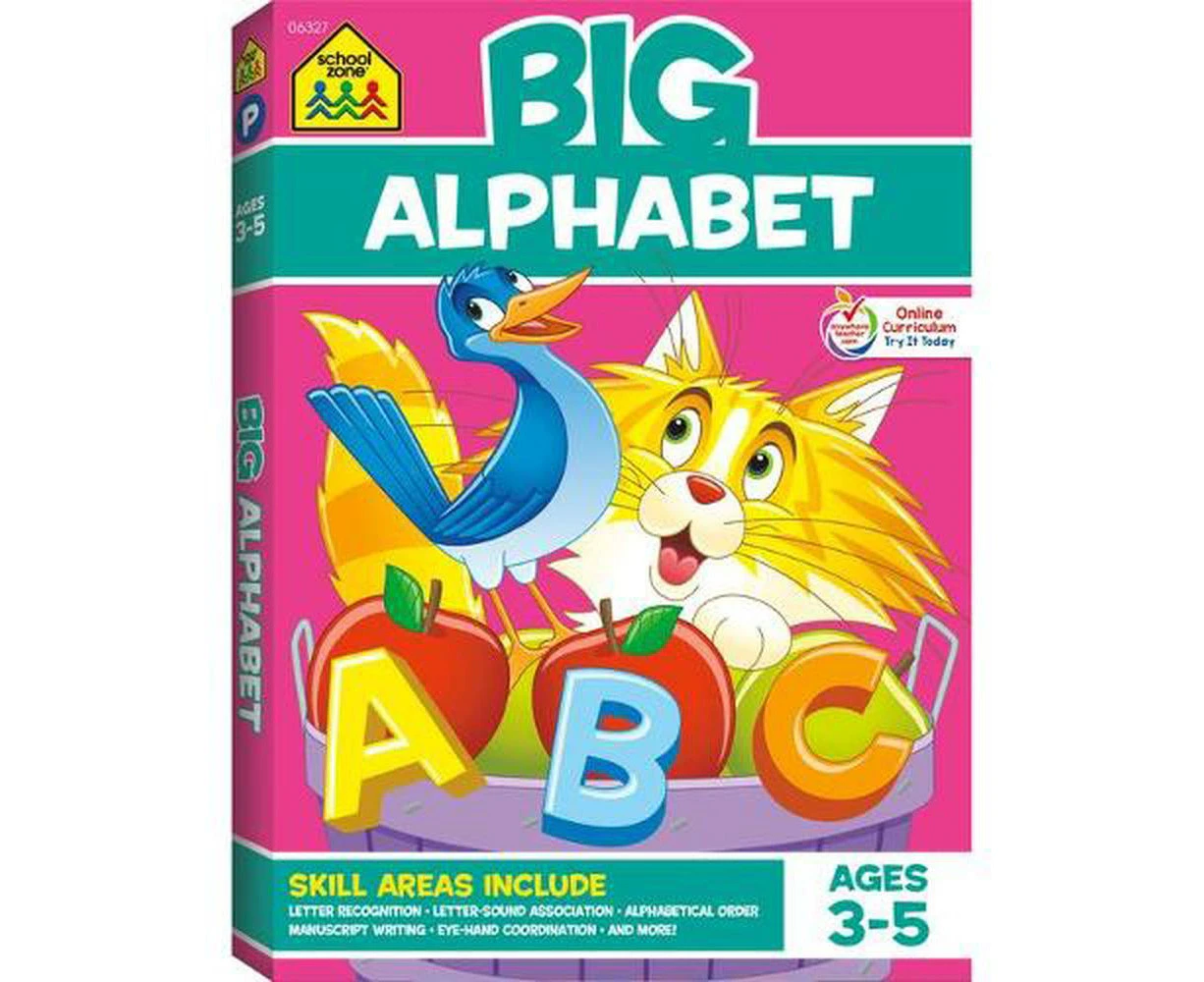 School Zone Big Alphabet Workbook