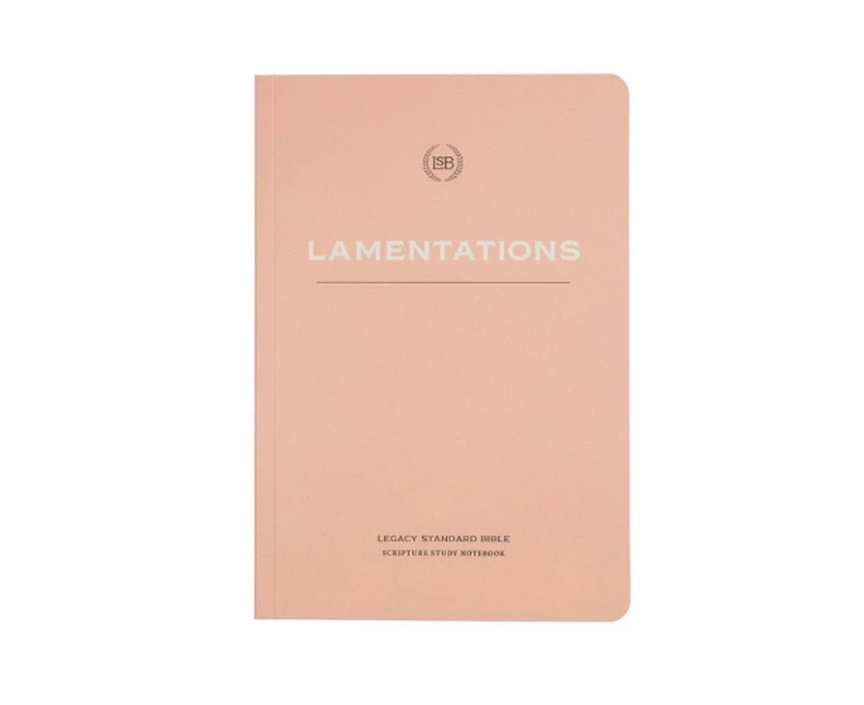 Lsb Scripture Study Notebook: Lamentations