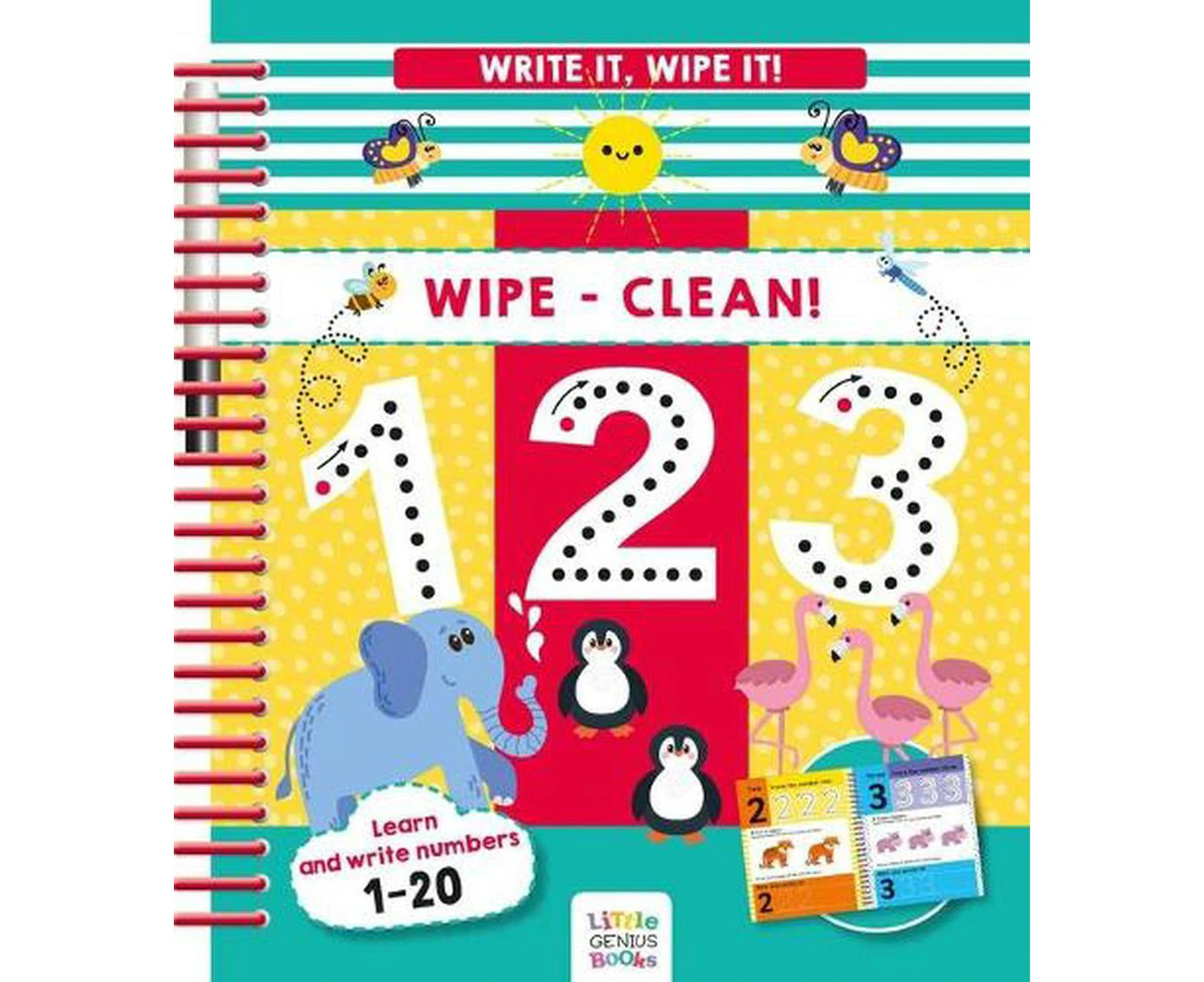 Write It, Wipe It! Wipe-Clean 123