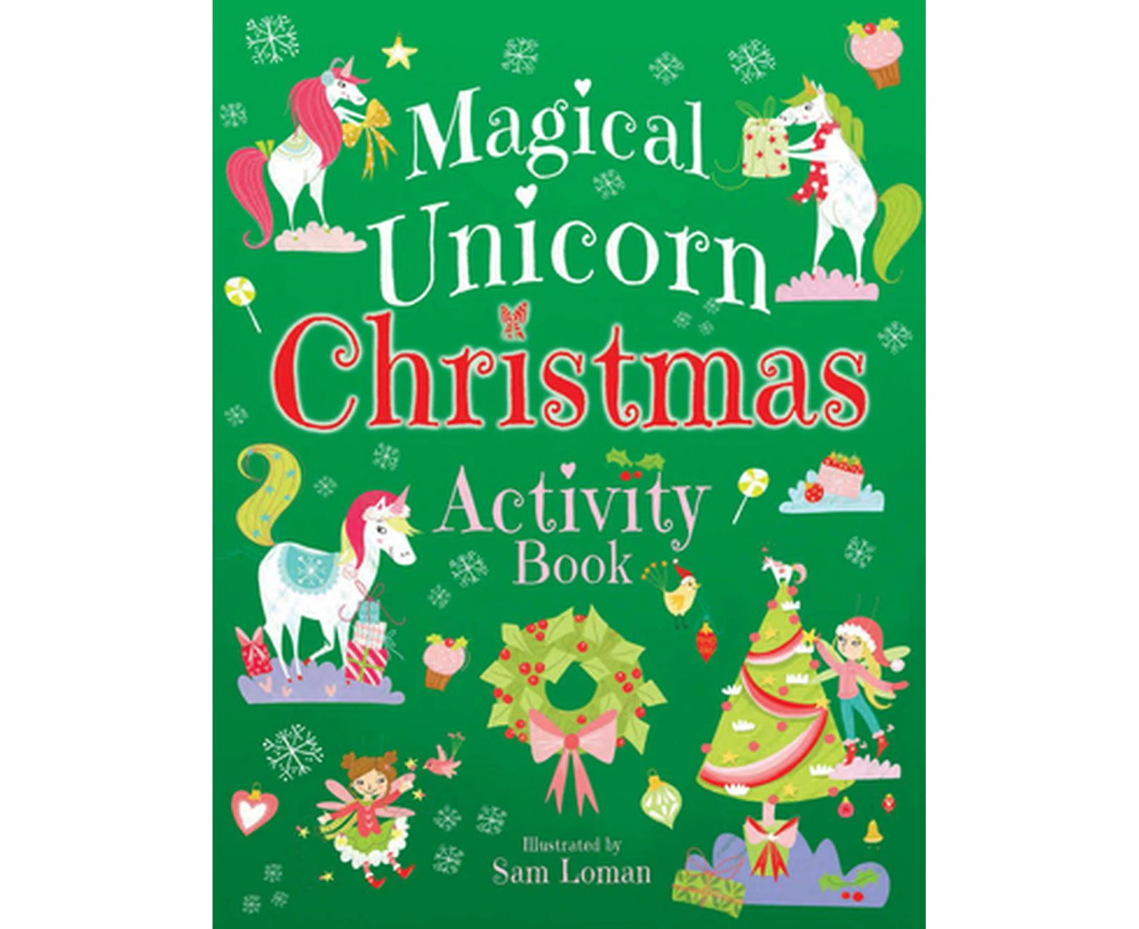 Magical Unicorn Christmas Activity Book