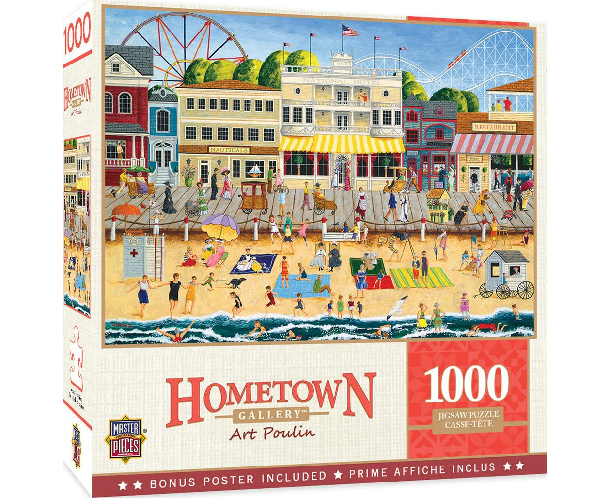 Hometown Gallery On the Boardwalk Puzzle, 1000 Piece