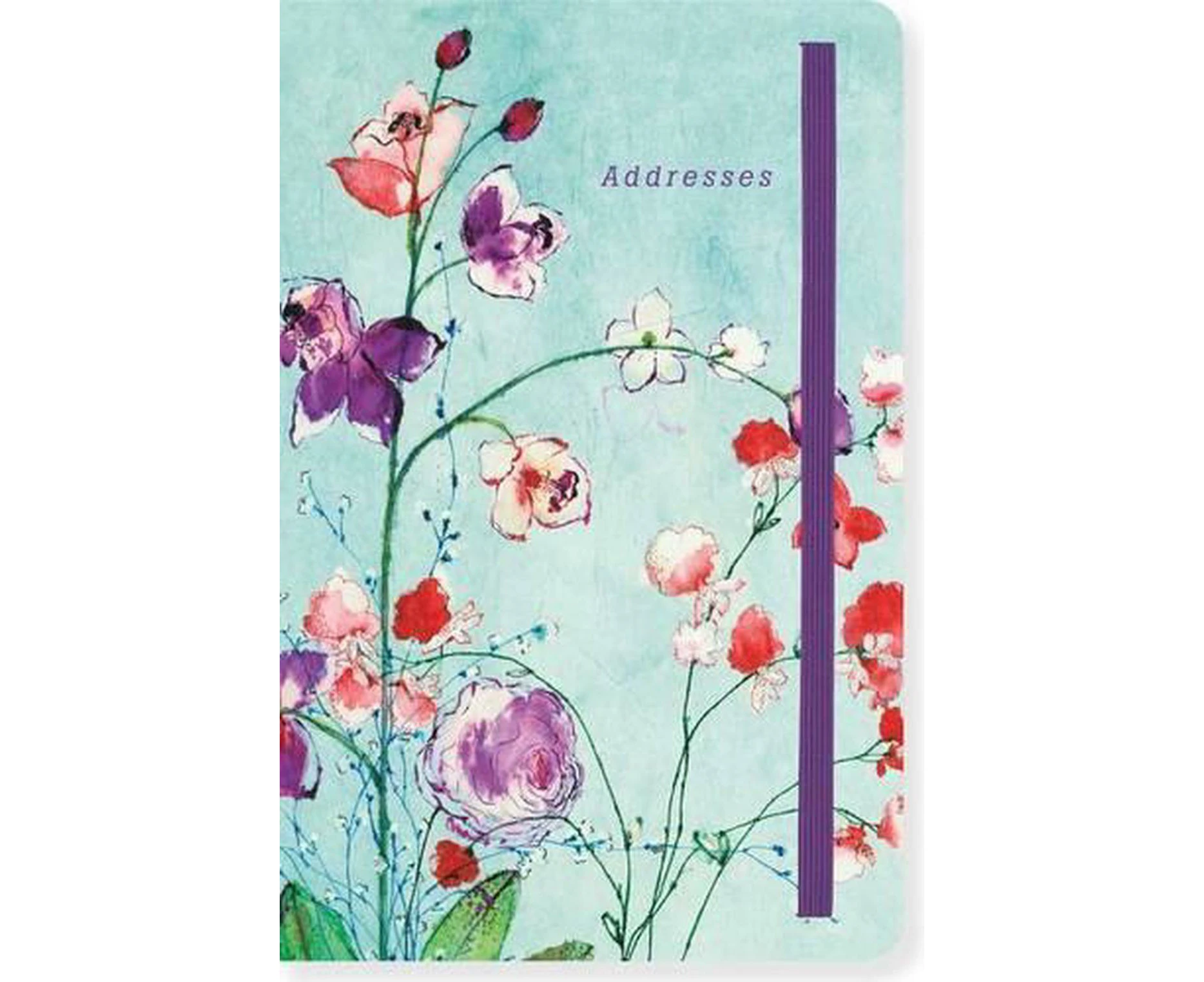 Fuchsia Blooms Address Book