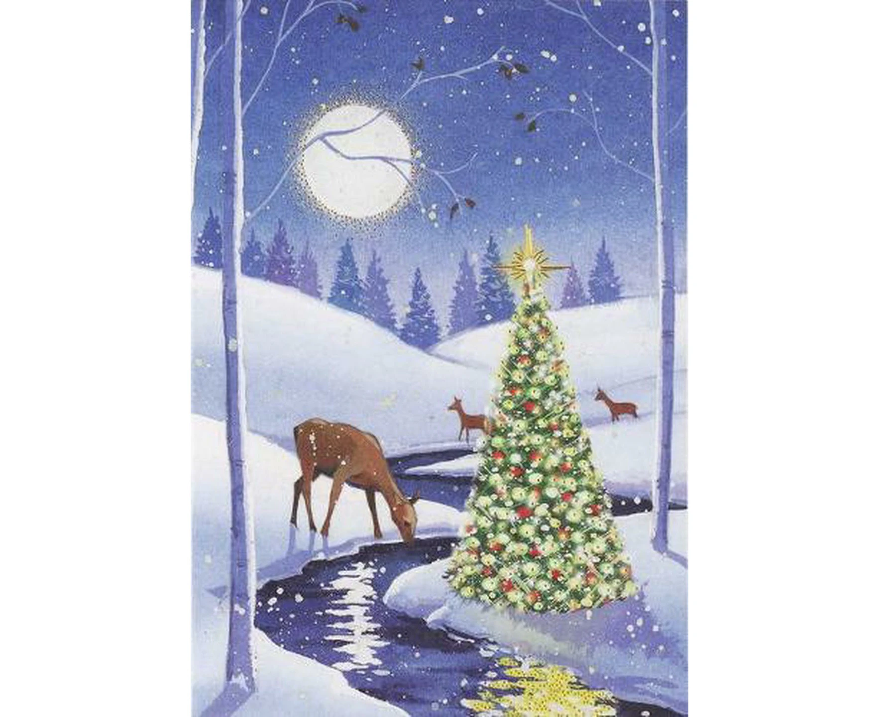 Tranquil Stream Small Boxed Holiday Cards