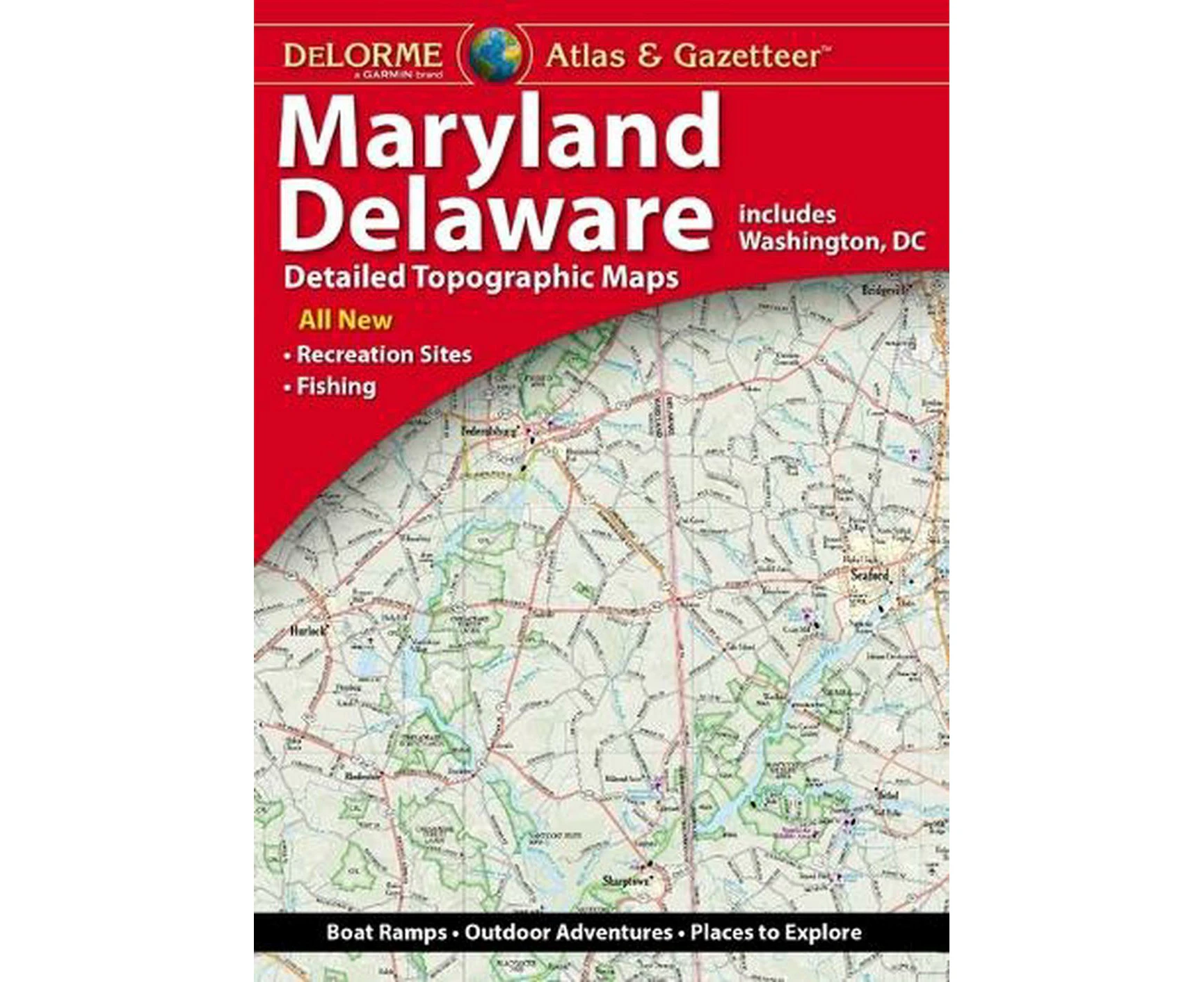 Delorme Atlas & Gazetteer: Maryland & Delaware