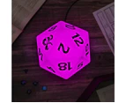 Dungeons & Dragons D20 Colour Changing Mood Light Home/Room Night Lamp 18cm