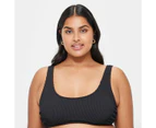 Target Crinkle Scoop Swim Bikini Top