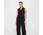 Straight Pleat Front Pants - Lily Loves