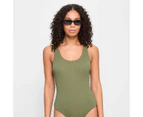 Target Crinkle Scoop One Piece Swim Bathers