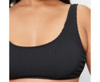 Target Crinkle Scoop Swim Bikini Top