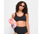 Target Crinkle Scoop Swim Bikini Top