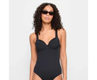 Target Underwire One Piece Rib Bathers - Shape Your Body