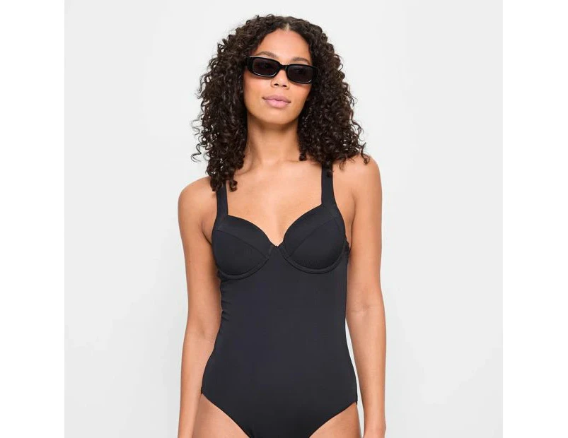 Target Underwire One Piece Rib Bathers - Shape Your Body