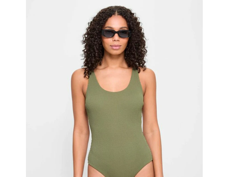 Target Crinkle Scoop One Piece Swim Bathers