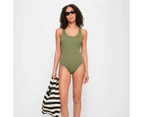 Target Crinkle Scoop One Piece Swim Bathers