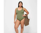 Target Crinkle Scoop One Piece Swim Bathers