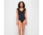 Target Resort Frill One Piece Rib Bathers - Shape Your Body