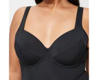 Target Underwire One Piece Rib Bathers - Shape Your Body