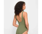 Target Crinkle Scoop One Piece Swim Bathers