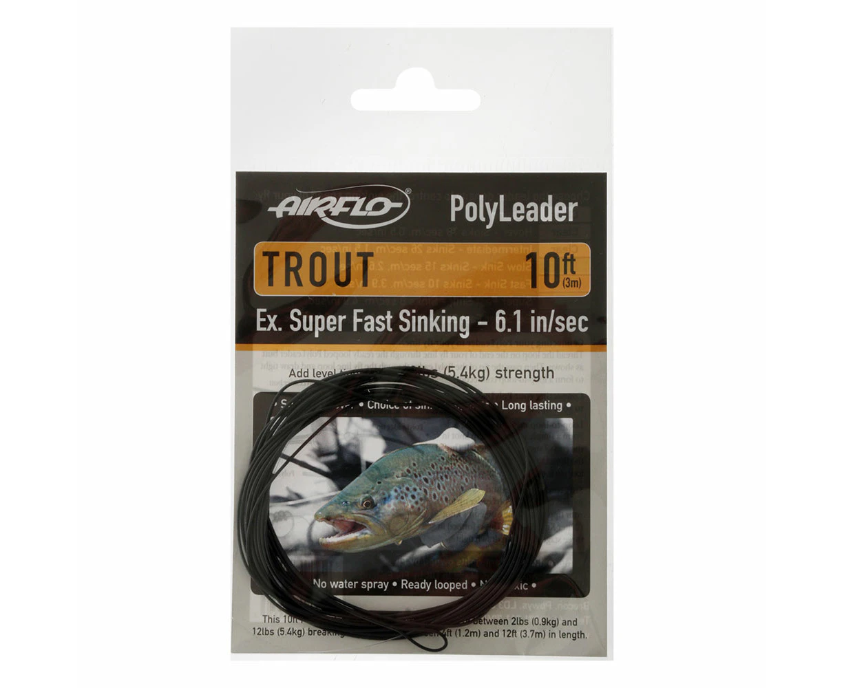 Airflo Trout Polyleader 10ft Extra Super Fast Sinking