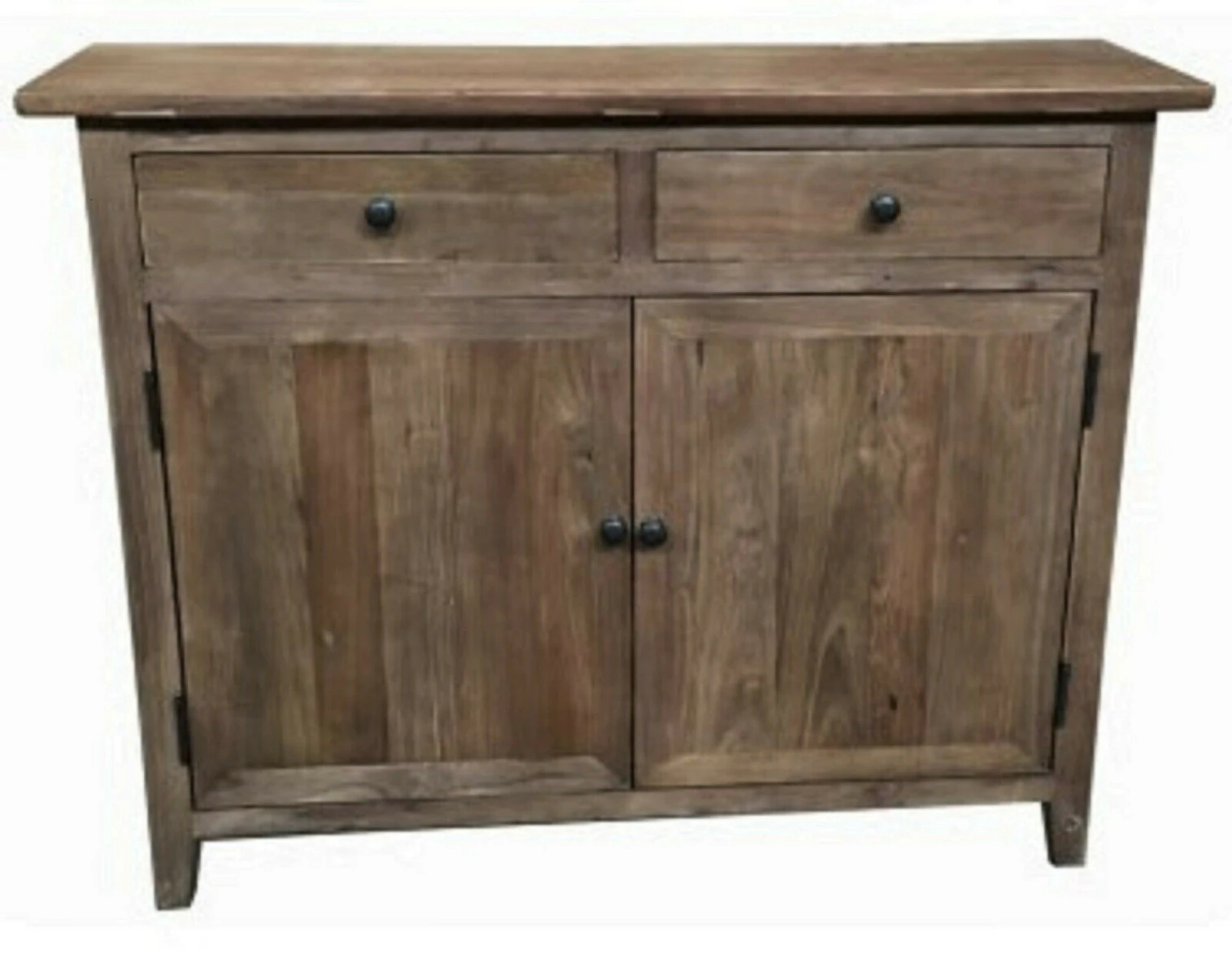 PICARD RUSTIC CABINET STORAGE CUPBOARD SIDEBOARD BUFFET RECYCLED ELM 100 CM