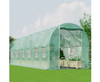 Lambu Greenhouse Walk-In Green House Shed Storage Hoop Tunnel Polytunnel PE 6M