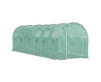 Lambu Greenhouse Walk-In Green House Shed Storage Hoop Tunnel Polytunnel PE 6M