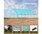 Lambu Greenhouse Walk-In Green House Shed Storage Hoop Tunnel Polytunnel PE 6M