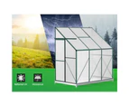 ALFORDSON Greenhouse Aluminium Polycarbonate Garden Storage Shed 1.9x1.3M