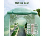 Lambu Greenhouse Walk-In Green House Shed Storage Hoop Tunnel Polytunnel PE 3M