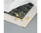 Dainty Tiny Heart Stud Earrings Gold