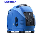 GENTRAX GT2500 Portable Inverter Generator 2.5KW Max 2.2KW Rated 2 x 240V Outlets Pure Sine Camping RV Silent Quiet Power Petrol USB Recoil Starter