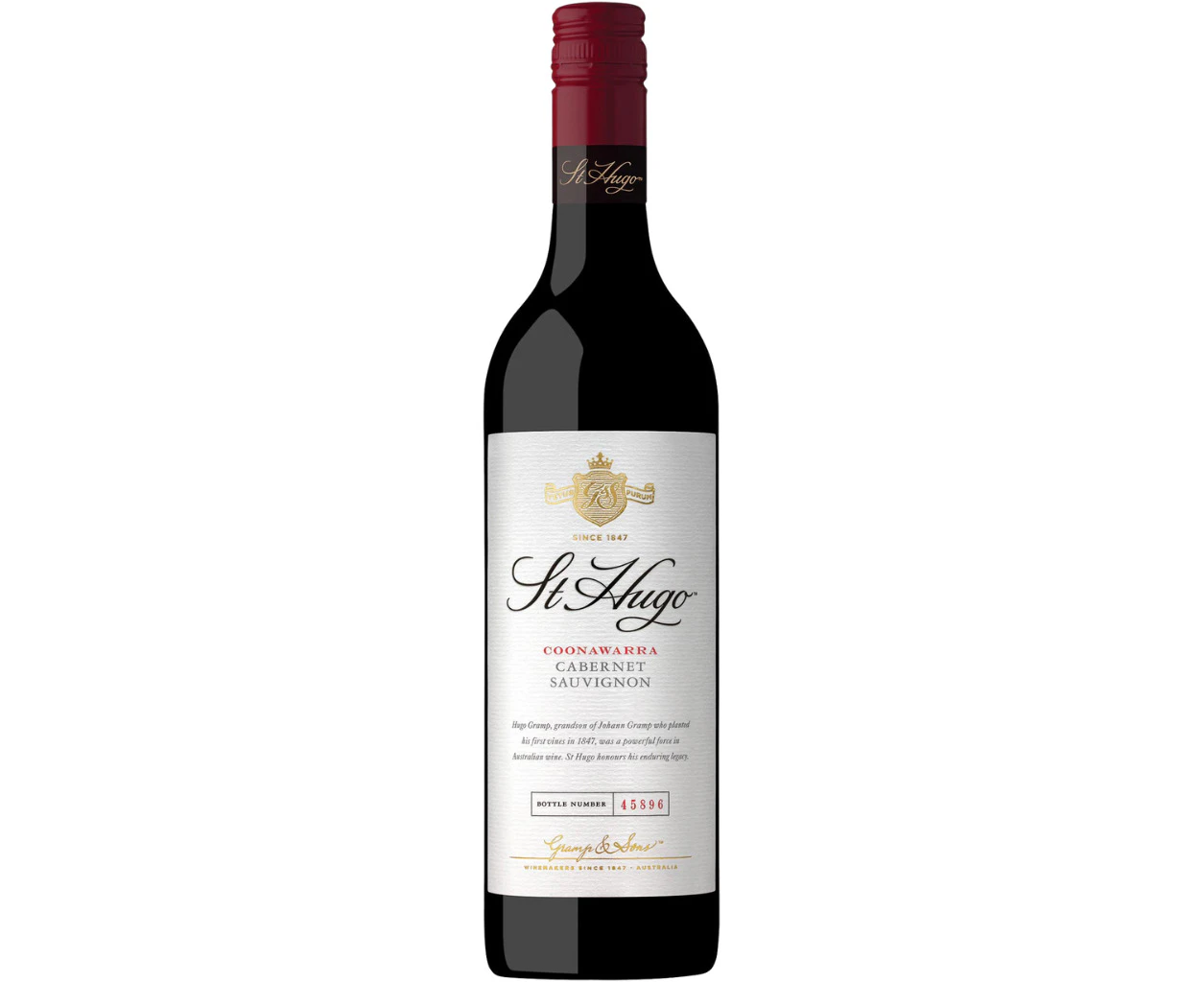 St Hugo Cabernet Single Vineyard Vintage 2019 - 750ml