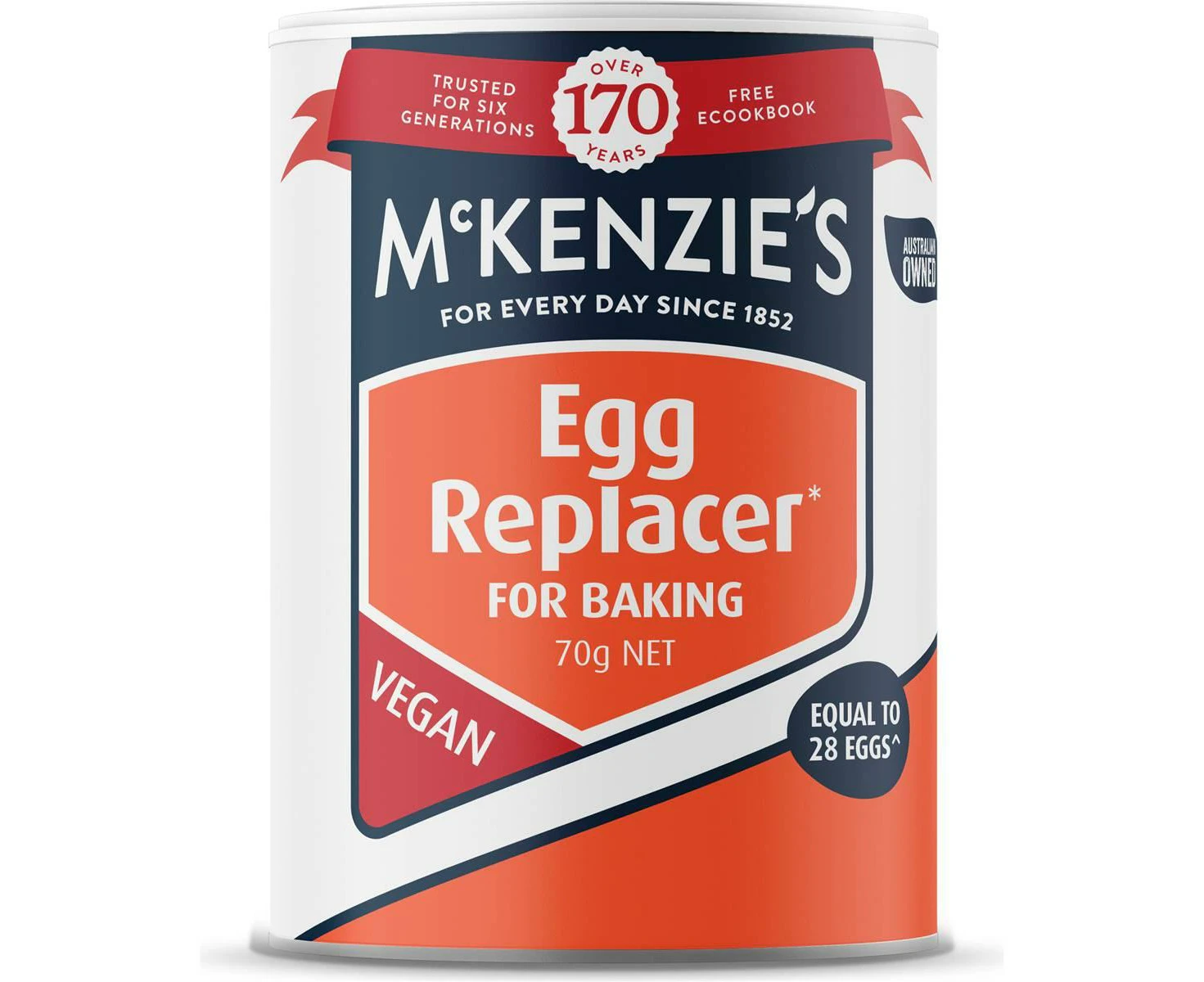 Mckenzies Egg Replacer For Baking 70g